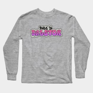 Made in Dalston I Garffiti I Neon Colors I Pink Long Sleeve T-Shirt